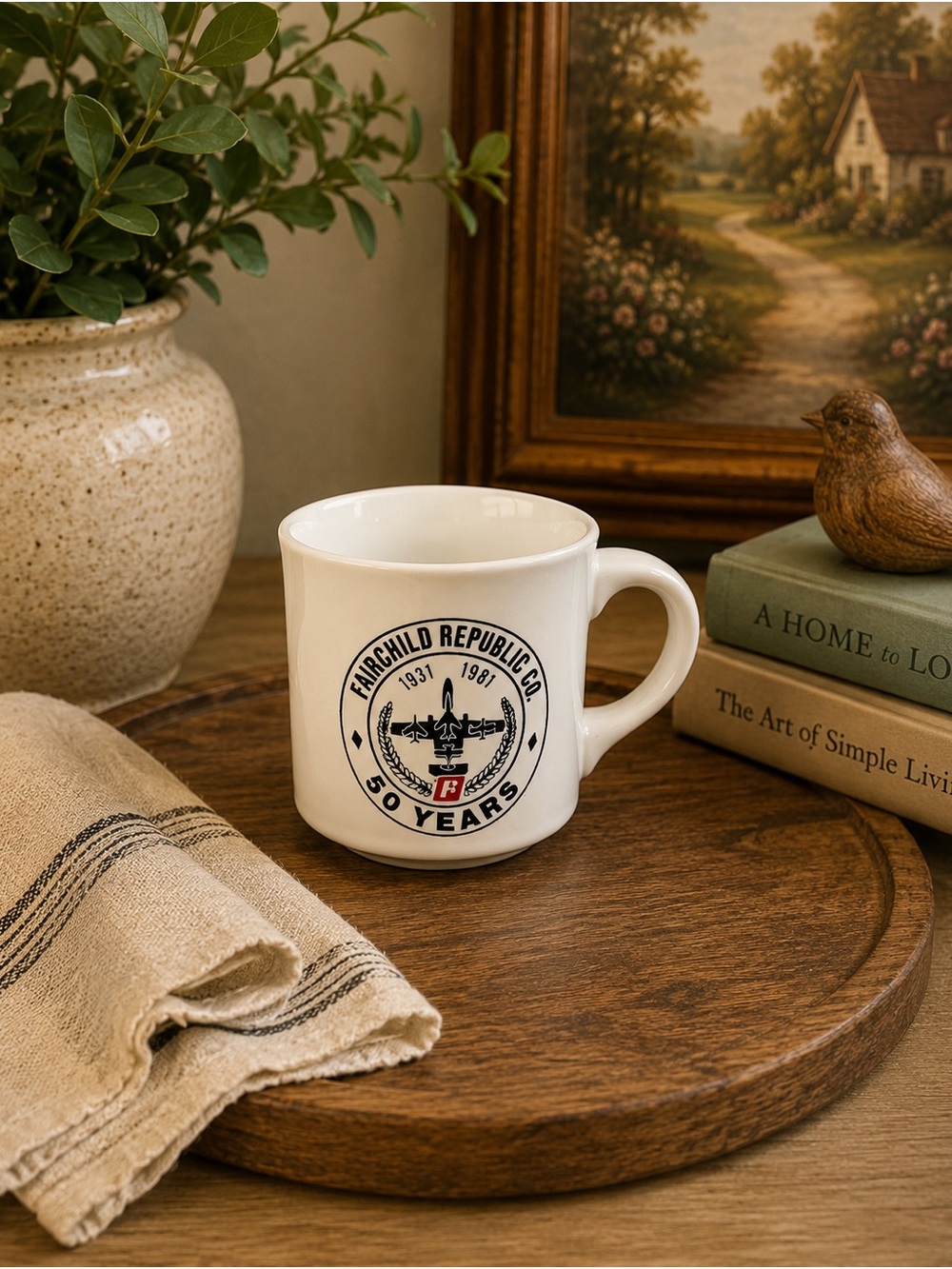 Fairchild Republic Co. 50 Years Ceramic Mug